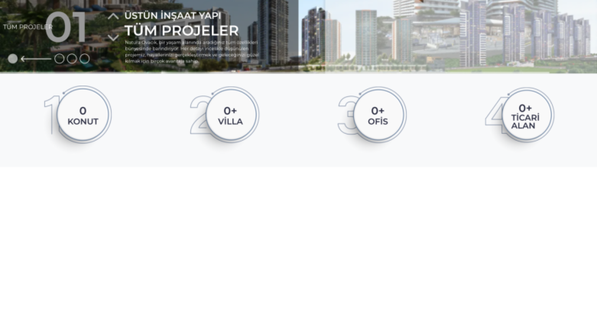 Üstün İnşaat Yapı Web Sitesi